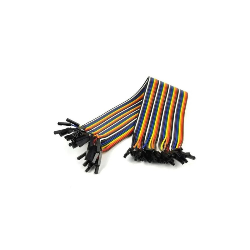 Extra Long Jumper Wires - Female to Female (40 Pack) - أكسسوارات